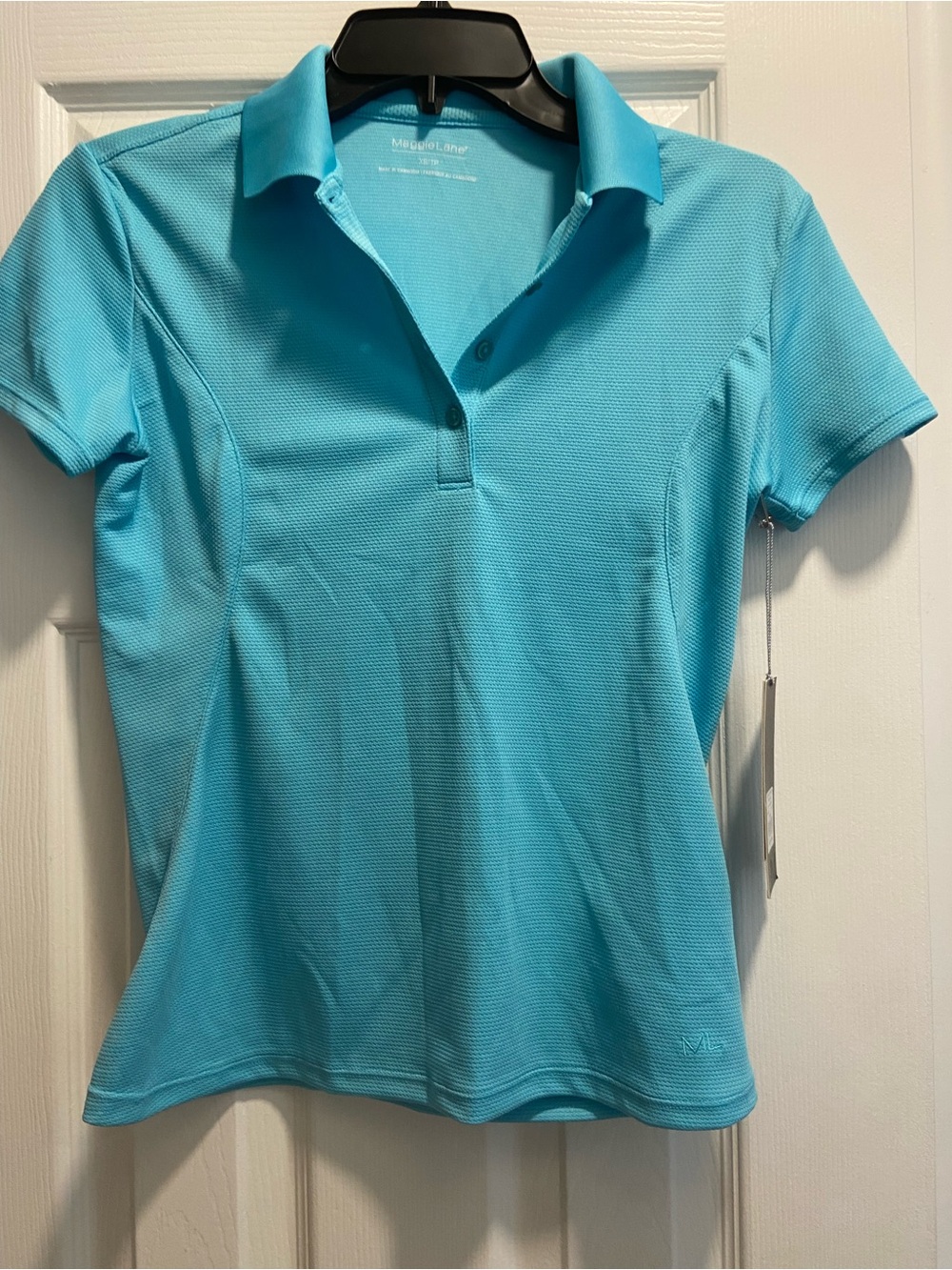 Women’s Light Turquoise Polo Shirt with Collar